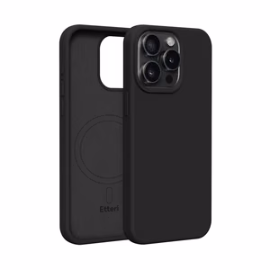Etteri Silicone Mag case for iPhone 12 / 12 Pro 6.1" black