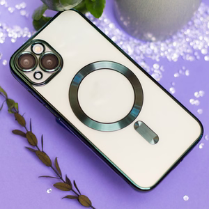 Color Chrome Mag dėklas for iPhone 17 Air 6,6" žalias