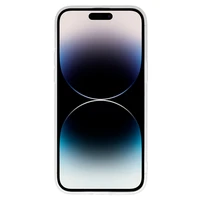 Dėklas fotoaparatui Iphone 13 Pro Max su skystais blizgučiais - skaidrus