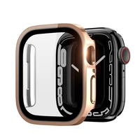 LCD apsauginis stikliukas/dėklas Dux Ducis Hamo Apple Watch 45mm rožinis