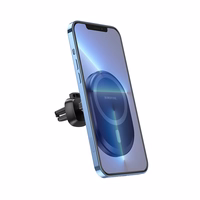 "Borofone" automobilinis laikiklis BH71 su magnetu prie ventiliacijos angos, juodas