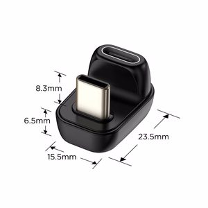 Tech-Protect Ultraboost AA04 USB-C kampinis adapteris - juodas
