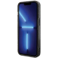 Dėklas telefonui Karl Lagerfeld Karl&Choupette Glitter Magnetinis MagSafe iPhone 15 Pro - juodas (m)