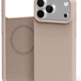 Dėklas Mercury Pure Magsafe Silicon Case Apple iPhone 17 Pro rožinio smėlio