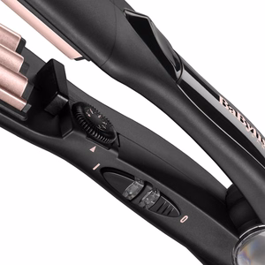 BaByliss The Crimper 2165CE – plaukų gofravimo žnyplės, juodos / rožinės