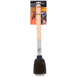 Kepsninės valymo šepetys BBQ su grandikliu, 44 cm