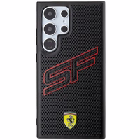Ferrari Big SF Perforated dėklas telefonui Samsung Galaxy S24 Ultra - juodas