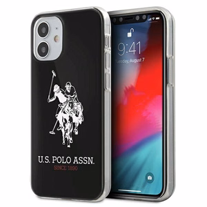 US Polo USHCP12STPUHRBK iPhone 12 mini 5,4" juoda Shiny Big Logo