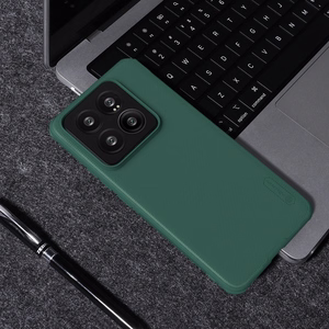 Nillkin Super Frosted Shield Pro Magnetinis dėklas telefonui Xiaomi 14 Pro - juodas