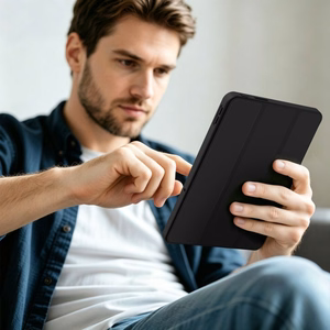 Tech-Protect SmartCase dėklas su rašikliu Xiaomi Redmi Pad 2 9.7" - juodas