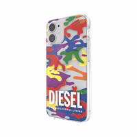 DIESEL Skaidrus dėklas PRIDE CAMO AOP IPHONE 12 MINI spalvotas