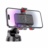 Automobilinis telefono laikiklis Hoco H22 (dashboard/windshield) juodas