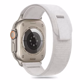 Tech-Protect Nailoninė dryžuota apyrankė Apple Watch 6 / 7 / 8 / 9 / 10 / SE / Ultra 1 / 2 (44 / 45 / 46 / 49 MM) - pilka