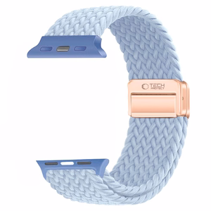 TECH-PROTECT NYLONMAG APPLE WATCH 4 / 5 / 6 / 7 / 8 / 9 / SE (38 / 40 / 41 MM) ŠVIESIAI MĖLYNAS