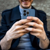 Silikoninis Magnetinis dėklas telefonui, suderinamas su MagSafe, skirtas iPhone 14 Pro Max, mėlyna