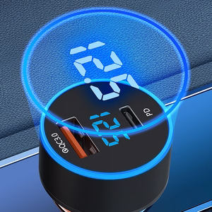 Įkroviklis automobilinis Wozinsky (WDCCAC) (1xUSB 1xUSB-C 3A) 36W juodas