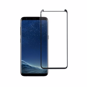 Apsauginis stiklas Blue Star - SAMSUNG Galaxy S8 Full Face (pilnas klijavimas su rėmeliu, dėklui draugiškas) juodas