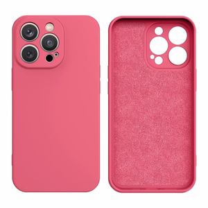 Silikoninis dėklas iPhone 14 Plus silikoninis dėklas fuksijos spalvos