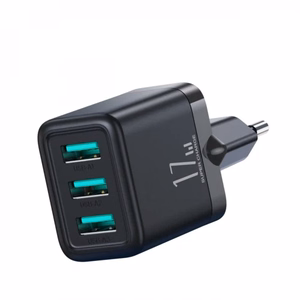 Įkroviklis Joyroom JR-TCN02 juodas 17W (3xUSB)