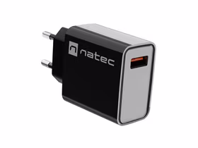 NATEC TINKLO ĮKROVIKLIS RIBERA USB-A 18W JUODAS