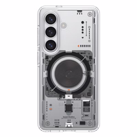 Spigen Ultra Hybrid Mag MagSafe dėklas skirtas Samsung Galaxy S26+ Neo One - skaidrus