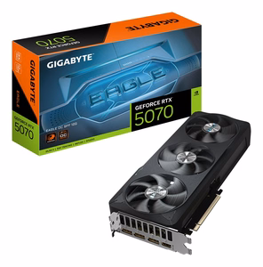 GIGABYTE GeForce RTX 5070 EAGLE OC SFF 12G Vaizdo plokštė - 12GB GDDR7, 192bit, PCI-E 5.0, 2587 MHz Core Clock, 3 x DP 2.1a, 1 x HDMI 2.1b, NVIDIA DLSS 4, GV-N5070GAMING OC-12GD