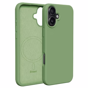 "Etteri" silikoninis magnetinis dėklas "iPhone 16 Plus" 6,7" šviesiai žalias