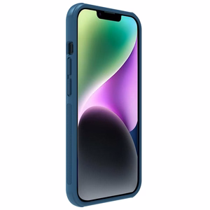 Dėklas Nillkin Super Frosted Shield Pro Magnetic Apple iPhone 14 Plus mėlynas