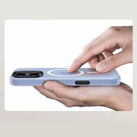 Benks Magnetic Lucid Armor dėklas (C067) iPhone 17 mėlynas (Camera Control mygtukas)