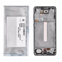 ServicePack LCD ekranas SAMSUNG A33 5G A336B GH82-28143A juodas