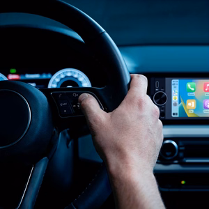 Kruger&Matz KM2016 1DIN CarPlay/AndroidAuto automobilio radijas