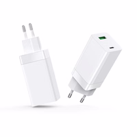 Setty GAN sieninis įkroviklis PD+QC USB + USB-C 65W LSI-02 baltas JO