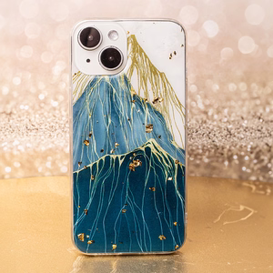 Gold Glam dėklas telefonui iPhone 12 / 12 Pro 6,1" kalnas