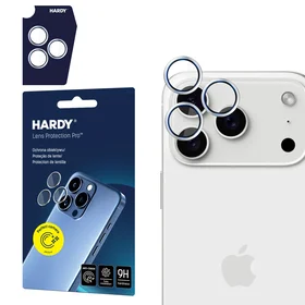 3mk HARDY objektyvo apsauginis stiklas iPhone 17 Pro / 17 Pro Max - sidabrinis