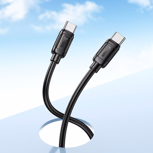Kabelis USB C į USB C Hoco PD 5A 240W 1 m X115 juodas