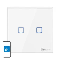 Smart Wireless Wall Switch Sonoff T2EU2C-RF 433MHz (2-channel)