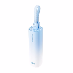 Mini išorinė baterija Romoss PSC05C 5000mAh 20W (mėlyna)