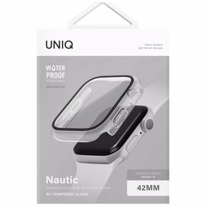 Uniq Nautic dėklas Apple Watch 42mm - permatomas