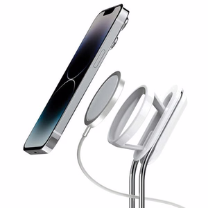 SODI SIM-300 MagSafe telefono stovas - sidabrinis