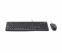 Logitech 920-002562 klaviatūra Pelė įskaityta Biuras USB QWERTY JAV tarptautinė versija Juoda