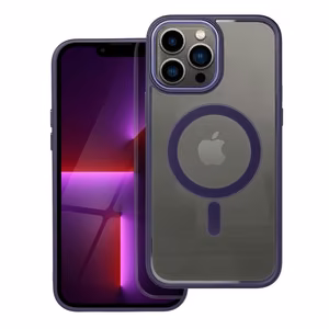COLOR EDGE MAG COVER dėklas telefonui suderinamas su Magnetiniu IPHONE 13 Pro Max violetinė