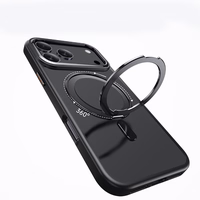 Tech-Protect MagRing Magnetinis dėklas telefonui iPhone 17 Pro - Matinis juodas