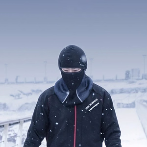 Rockbros LF8113-1 dviratininko balaklava, universalus dydis - juoda