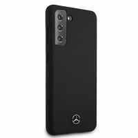 Dėklas telefonui Mercedes Silikoninis Line dėklas Samsung Galaxy S21 juodas