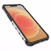 Korinio rašto dėklas telefonui iPhone 14 šarvuotas hibridinis skaidrus