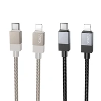 Kabelis USB C į Lightning Hoco PD 27W 1 m X110 juodas