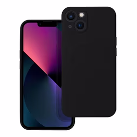 SILICONE MAG COVER dėklas telefonui, suderinamas su MagSafe, IPHONE 13, juodas