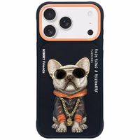 Nimmy Glasses Cool Dog dėklas telefonui iPhone 17 - juodas