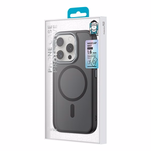 Benks magnetinis Mist dėklas telefonui su metaliniu rėmeliu, skirtas Iphone 16, titano spalvos