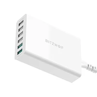 Įkroviklis Blitzwolf BW-S15, 6x USB, QC 3.0, 60 W (baltas)